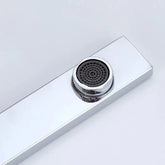 Stainless Steel L-Shape Kitchen Faucet | Silver-Black | 360Β° Rotatable